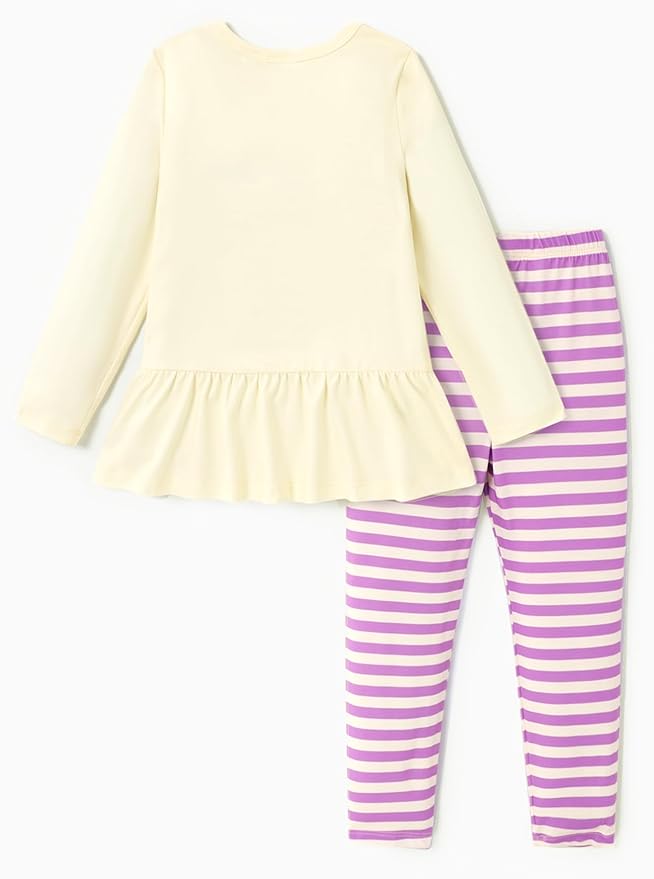 Disney Minnie Mouse Frozen Princess Marvel Toddler Girls Clothes Long Sleeve Sweatshirt + Leggings 2pcs Outfits Set 2-6Y