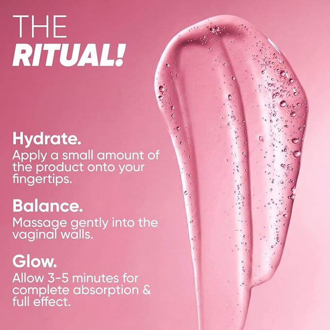 Organic Vaginal Moisturizer for Menopause, Dryness & Irritation Relief — Hormone-Free Intimate Gel with Hyaluronic Acid & Amla — Natural, pH-Balanced, Gynecologist Reviewed — 2.03oz