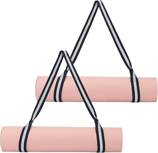 Yoga Mat Straps for Carrying, Adjustable Exercise Mat Sling Holder Multi Purpose Mats Carrier