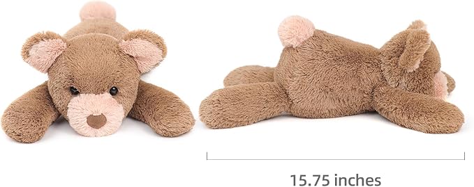 RECUR Plush Stuffed Animal Teddy Bear, Soft Plushie Toys,Adorable Gift for All Ages