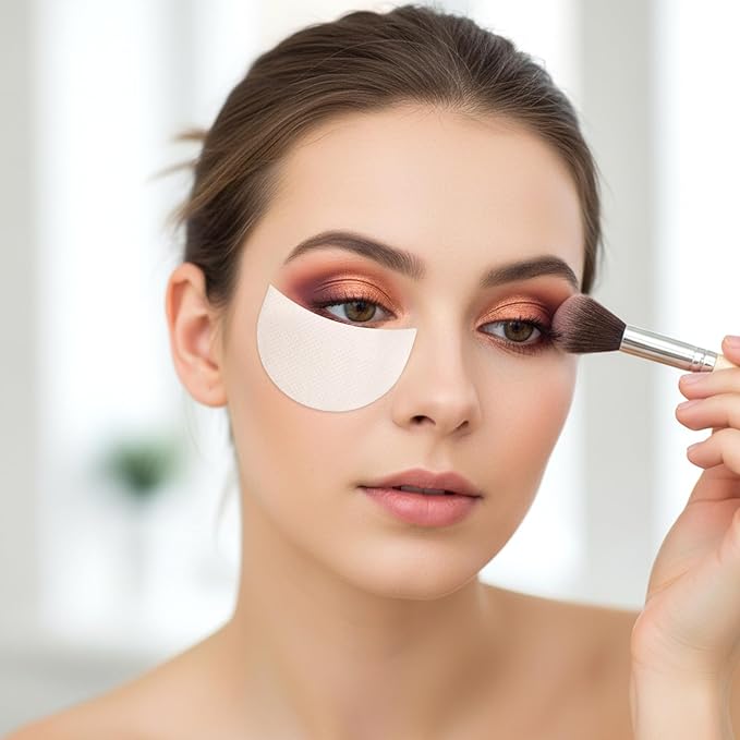 Eyeshadow Shield, 150 Pieces Lint Free Eyeshadow Stencil Tape Gel Mascara Shield Pad Under Eye Patches Eyeliner Makeup Tape for Eyeshadows Eyelash Extensions Eyeliner Lip Tinting Makeup