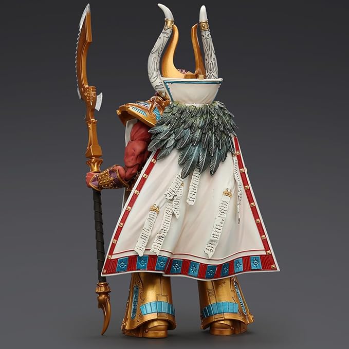 JOYTOY 1/18 Action Figure Warhammer 30K The Horus Heresy Thousand sons Magnus The Red Primarch of The XVth Legion Collection Model Birthday Gifts 8.66 inch