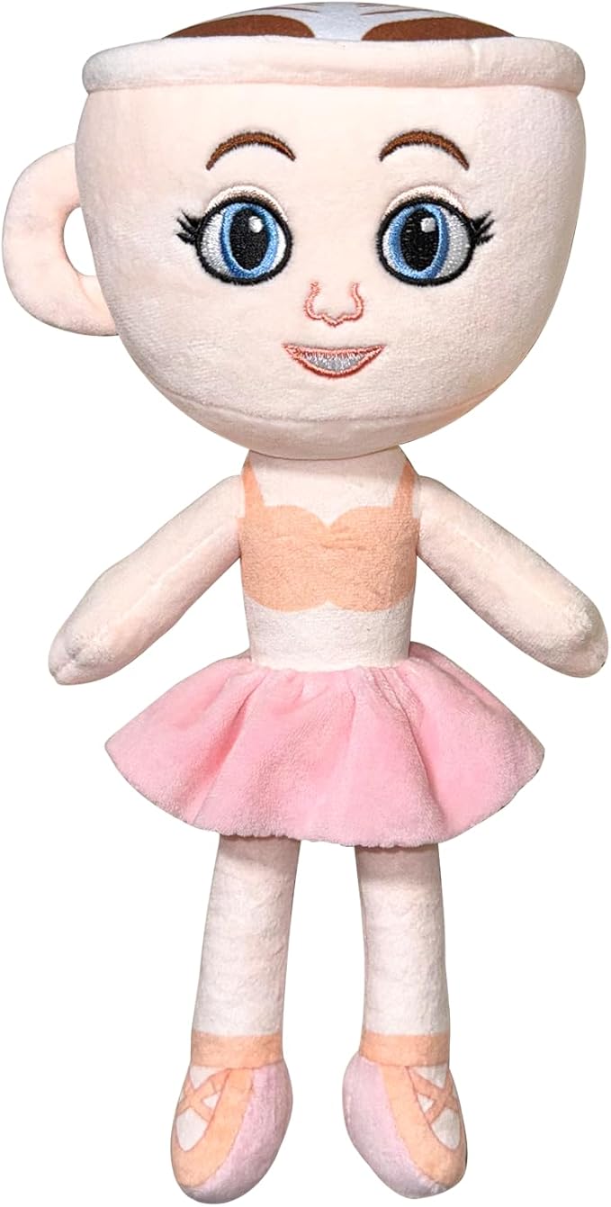 Italian Brainrot Plush Toy 10 Inches Ballerina Cappuccina Plush Soft Stuffed Meme Dolls for Collectors, Aesthetic Décor & Funny Gift Ideas