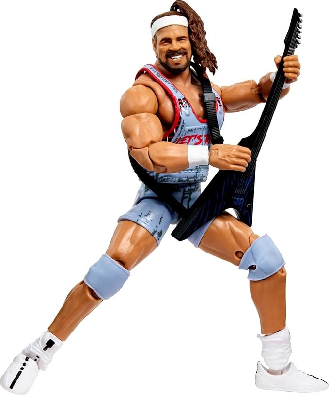 Mattel WWE Rick Boogs Elite Collection Action Figure, Deluxe Articulation & Life-like Detail with Iconic Accessories, 6-inch