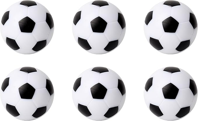 GSE Games & Sports Expert 6/12-Pack Foosball Table Replacement Balls, 36mm(1.42") Tabletop Soccer Football Balls for Foosball Table Accessories