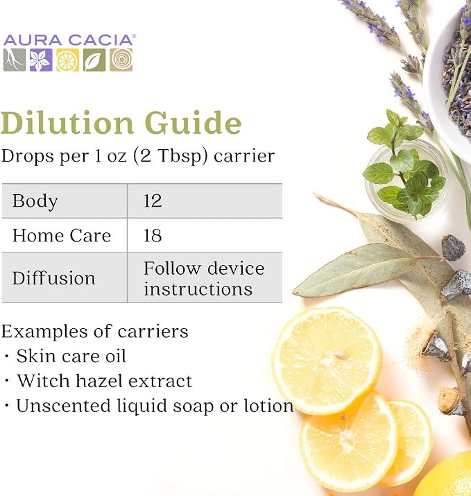 Aura Cacia 100% Pure Peppermint Essential Oil | GC/MS Tested for Purity | 120 ml (4 fl. oz.) | Mentha piperita