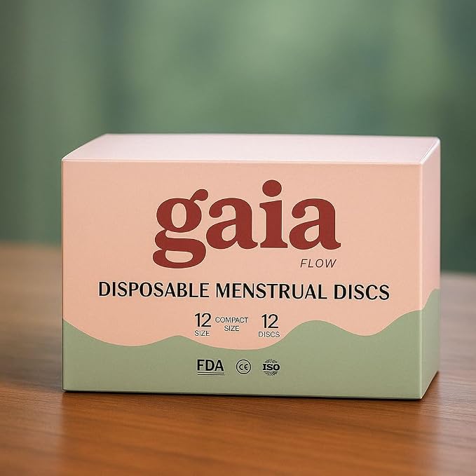 Disposable Menstrual Discs – 12 Count | 12-Hour Leak Protection | Comfortable, Mess-Free Period Care | Feminine Hygiene Alternative to Tampons & Cups