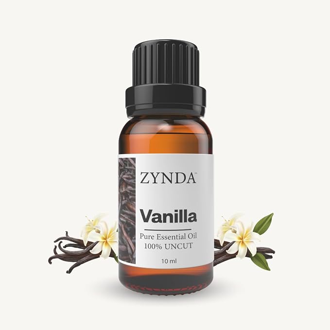 Vanilla Essential Oil for Skin Capturing Invigorating Botanicals - Luxurious 10ml Soothing Massage Vanilla Oil for Total Relaxation and Delight - Essential Oils Unveil Your Skin Natural Radiance