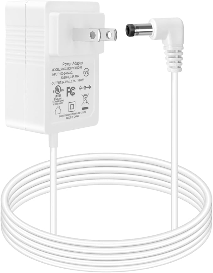 24V 0.7A/0.65A/0.6A/0.5A Diffuser/Humidmifier Power Adapters Cord Compatible with URPOWER doTERRA Young Living Dewdrop Essential Oil Diffuser, InnoGear ASAKUKI VicTsing Humidifier