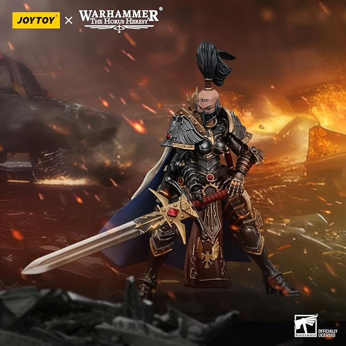 JOYTOY Warhammer Horus Heresy Sisters of Silence Knight-Commander Jenetia Krole 1:18 Scale 4.25in Action Figure Mecha Joy Toy Collection Model