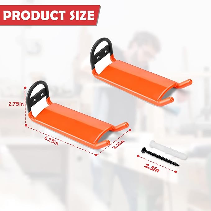 AHOWPD Cornhole Boards Hanger, 2 PCS Hooks Hanging Cornhole Boards, Cornhole Accessories Wall Mount, Cornhole Board Games Holder Storage