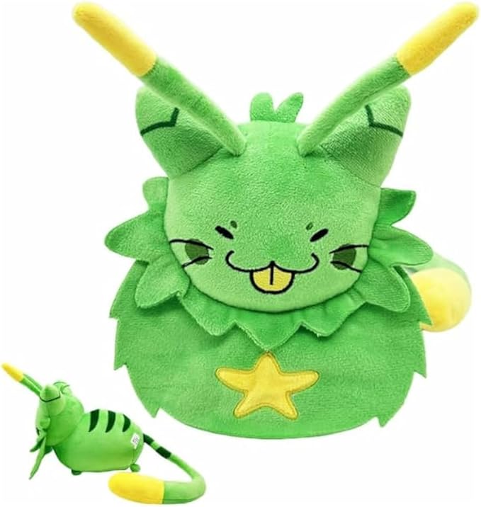 Gnarpy Plush, Regretavator Gnarpy Alien Cat Plush Toys Give Fans and Friends Beautifully Plushie Doll Gifts (Green)