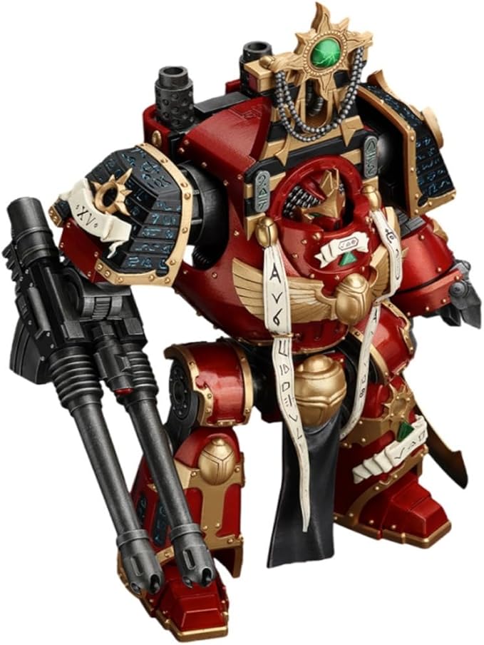 JOYTOY Warhammer 40K Thousand sons 11.9in Contemptor-Osiron Dreadnought with Gravis Force Blade and Gravis Autocannon 1:18 Scale Action Figure Mecha Joy Toy Collection Model