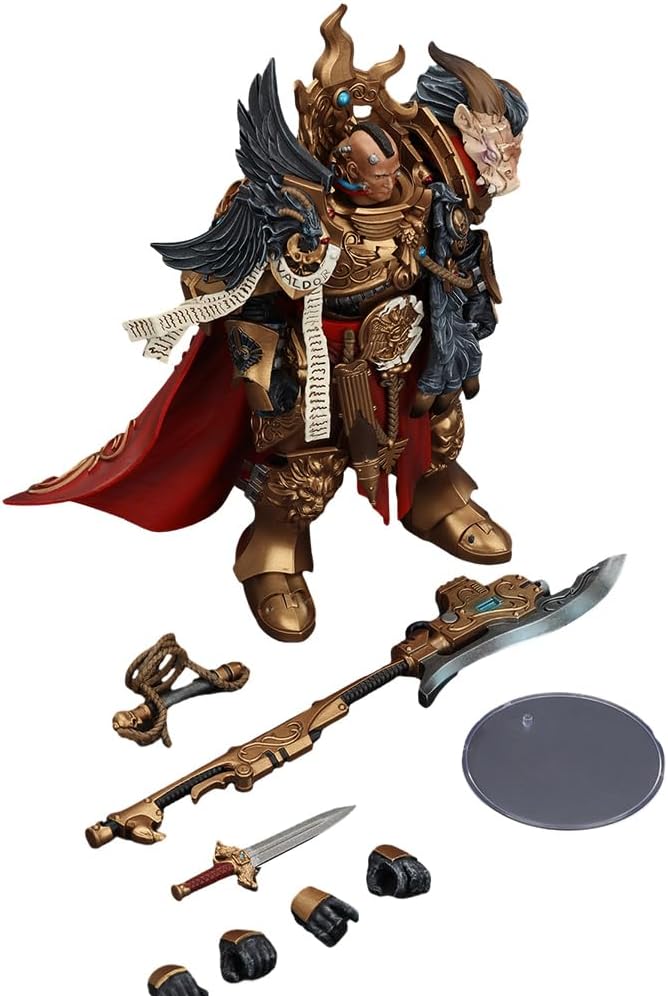 JOYTOY Warhammer The Horus Heresy 1/18 Action Figure Legio Custodes Constantin Valdor, Captain-General of The Legio Custodes Collection Model Birthday Gifts 12 Inch