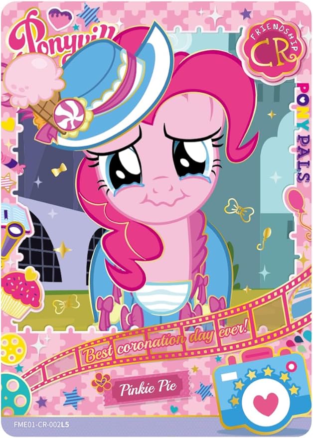 Kayou My Little Pony Friendship Eternal Cards, Fun Moment Edition, English Series 1, Display Box with 12 Packs, 127 Cards, 7 Rarity Levels