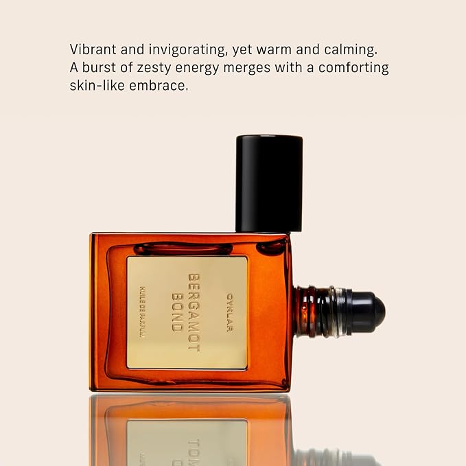 CYKLAR Perfume Oil for Skin – Bergamot Bond Scent – Bright, Zesty & Warm Perfume Fragrance with Bergamot, Verbena & Cashmere Notes – Travel-Friendly 15ml