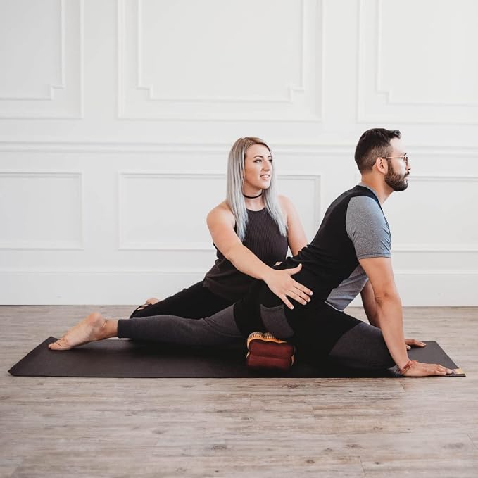 Zafuko Yoga & Meditation Cushion - Organic Water-Resistant Kapok Filling, Meditation Cushion, Soft Yoga Prop
