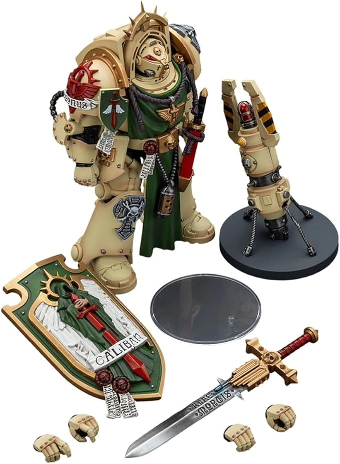 JOYTOY Warhammer 40,000 1/18 Action Figure Dark Angels Deathwing Knight 3PCS Collection Models Birthday Gifts 5.59-inch 15Age+ Pre-Order
