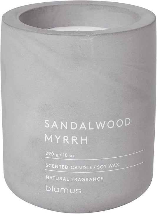 blomus FRAGA Scented Candle, Large, Sandalwood Myrrh