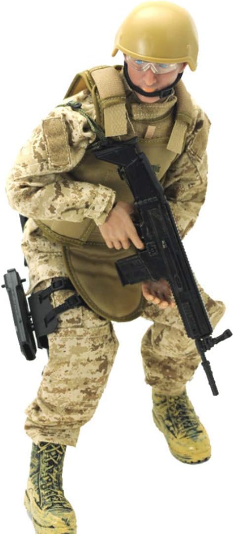12 Inch Action Figures Military Set, 1/6 Scale Action Figures Set with Weapons and Accessories