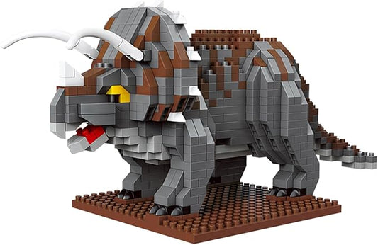 Dinosaur Micro Mini Building Block Sets for Adults, No Compatible with Lego, Building Toys for Home & Office Decor, MOC 3D Creative Model Gifts for Christmas