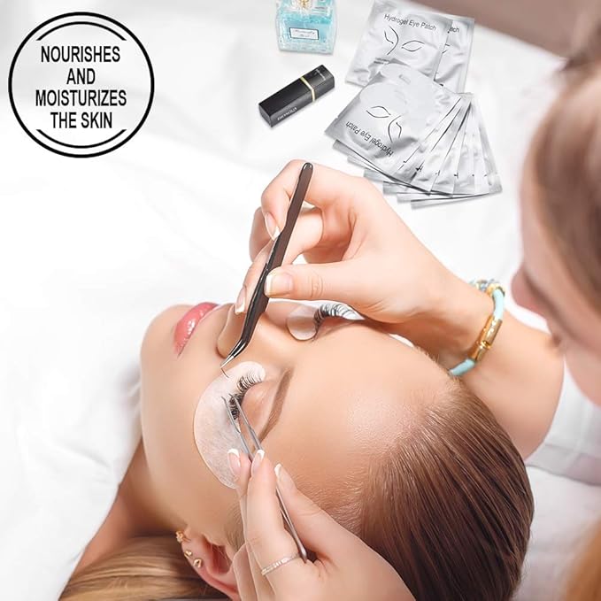 Ocim 100 Pairs Under Eye Pads Lash Extensions,Hydrogel Gel Eye Patches for Lashes Extension/Eyelash Tinting