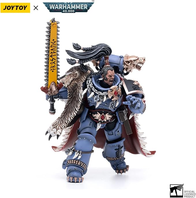 Joytoy Warhammer 40K Mecha 1/18 Action Figures Joytoy Figure Model Space Wolves Ragnar Blackmane