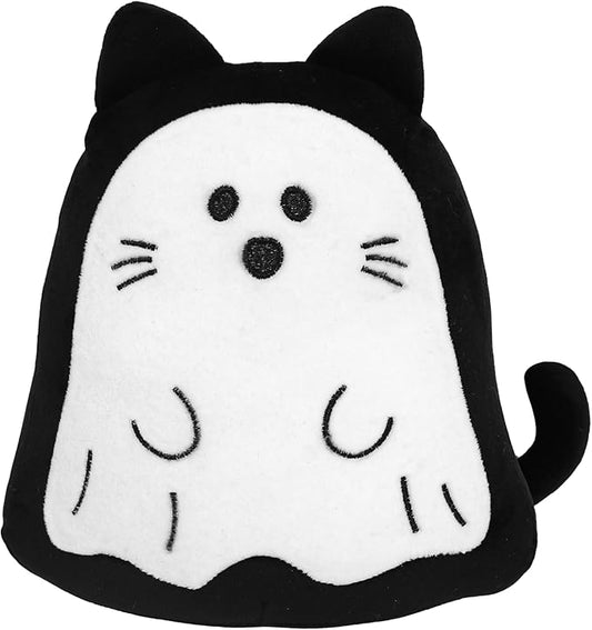 Halloween Cat Ghost Plush Cat Stuffed Animal Cute Halloween Plushies Pillow Soft Plushie Doll Gifts for Kid Decor (10 Inch)