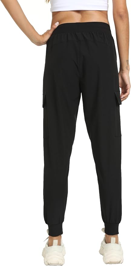 Women's Joggers Cargo Pants Lightweight Quick Dry Hiking Running Pants for Athletic Casual & Outdoor