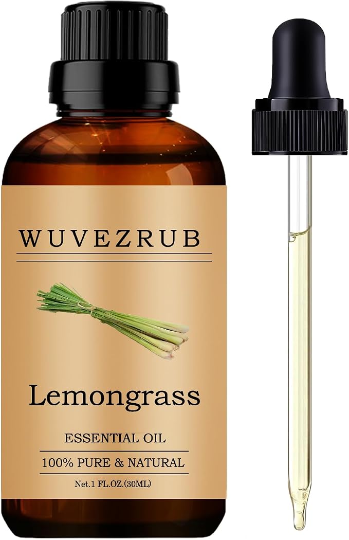 Lemongrass Essential Oils, 30ML Pure and Natural Essential Oil for Aromatherapy Diffuser - Lemongrass / 1 Fl Oz