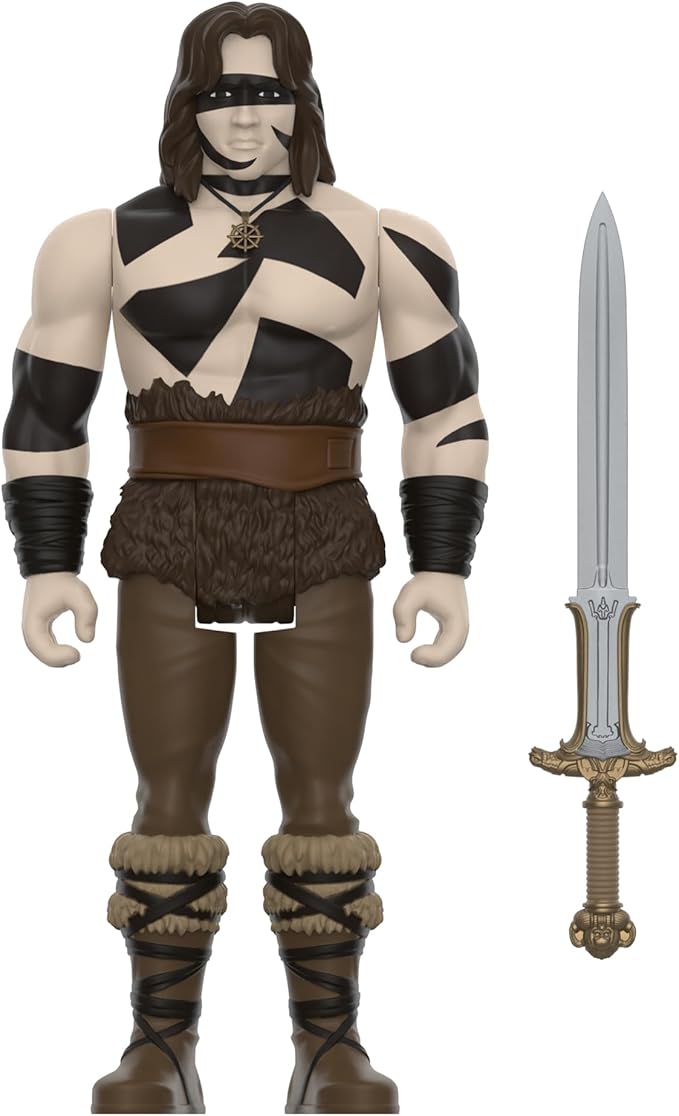 Super7 Conan The Barbarian War Paint - 3.75" Conan Action Figure with Accessory Classic Movie Collectibles and Retro Toys