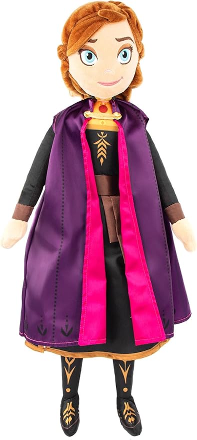 Jay Franco Disney Frozen 2 Anna Plush Stuffed Pillow Buddy - Super Soft Polyester Microfiber, 24 inch