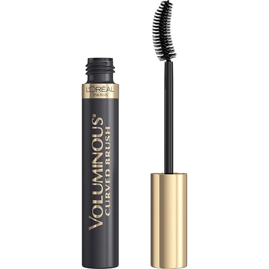 L’Oreal Paris Original Voluminous Mascara, Building Mascara Volume and Length Formula, Curved Brush, Washable, Black Brown, 0.26 Fl Oz., 1 Count