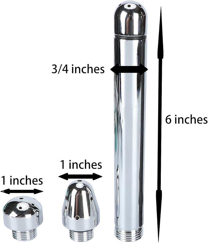 Shower Enema System, Douche Colonic Cleanse Kit, 5-Foot Stainless Steel Shower Hose Enema with Enema Showerhead Vaginal and Anal Cleaning Kit Colonic System Cleaner for Most Shower Systems