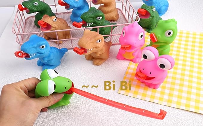 LBKKC Snake Stress Toys with Tongue Sticking Out, Creative Party Favor, Novelty Relief Squeeze Toys Funny Gags Gifts for Kids Adults,Sensory Toy