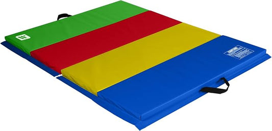 We Sell Mats - 4 ft x 6 ft x 2 - Personal Fitness & Exercise Mat for Home Workout - Lightweight and Folds for Carrying – All Purpose Gym Mat – Thick Mat for Yoga, Pilates, Stretches, Floor Exercises