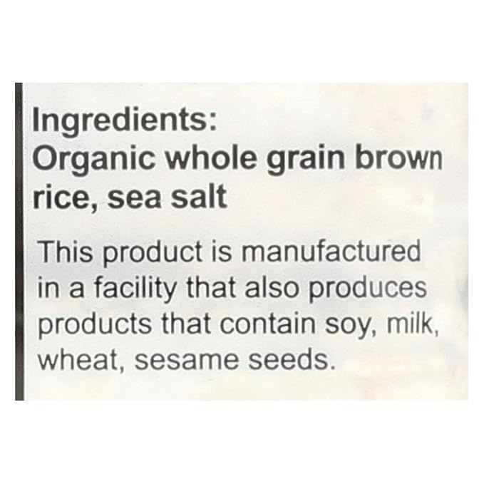 Suzie's Organic Brown Rice Cake Thins|12 Pack|Lightly Salted Low Sodium|USDA Organic, NON-GMO, Fat-Free, Sugar-Free, Gluten-Free|Low-Calorie Snack-20 Calories Per Slice|Bread & Cracker Replacement