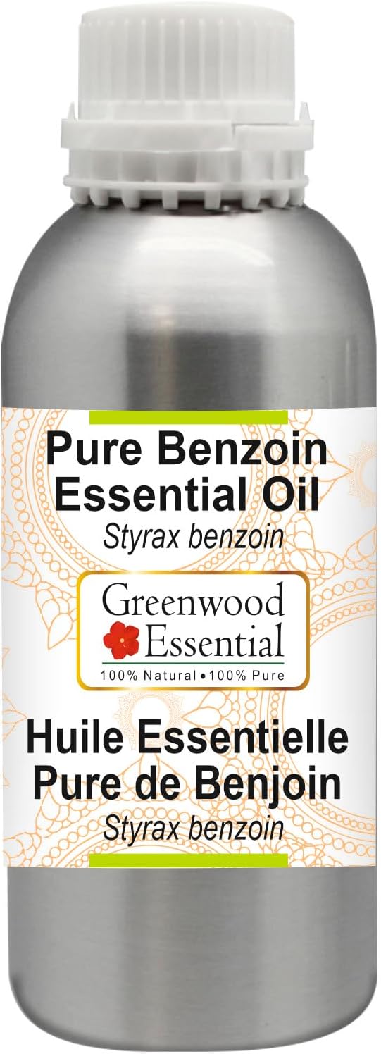 Greenwood Essential Pure Benzoin Essential Oil (Styrax Benzoin) Steam Distilled 1250ml (42.2 oz)