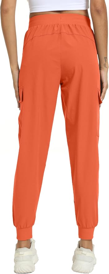Women's Joggers Cargo Pants Lightweight Quick Dry Hiking Running Pants for Athletic Casual & Outdoor