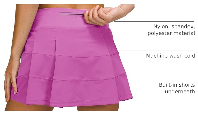 Athletic Tennis Golf Skorts Skirts for Women with Pocket Workout Running Sports Pleated Skirts Casual