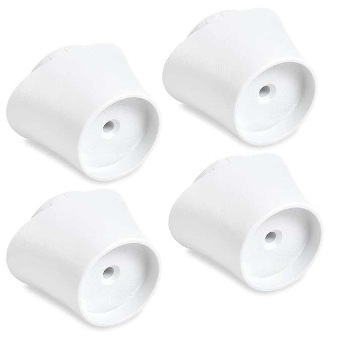 Wall Nanny 4 Inch Extension Accessories for Baby Gate (Made in USA) Connect Extensions to Wall Nanny's and Add 4 Inches in Length to Baby Gates - 4 Pack
