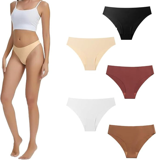 Invisible Camel Toe Thong for Women No Show Panties Panty Liners Seamless Workout Concealer Underwear