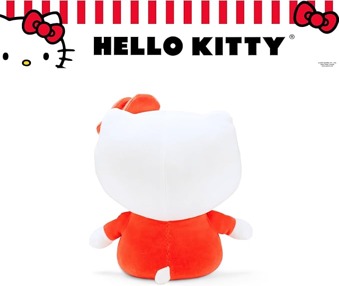 Hello Kitty Bedding Weighted Cuddle Pillow – 3lb Soft Plush & Cozy Sanrio Pillow for Comfort, (Officially Licensed Product) By Franco Calm