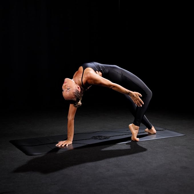 Liforme Printed Yoga Mat Collection - Free Yoga Bag Included - Patented Alignment System, Warrior-like Grip, Non-Slip, Eco-friendly, Sweat-resistant, Long, Wide and Thick for Comfort