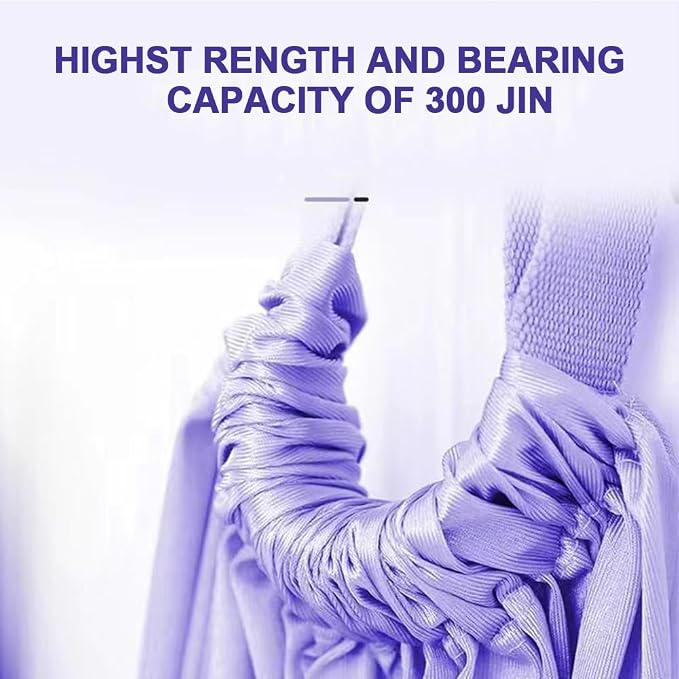 Leg Stretcher Strap - Yoga Stretching Strap,Yoga Door Swing,Backbend Training Rope with Door Anchor, Flexibility Trainer Stretching Equipment Assist Stretch Strap for Fitness Gymnastics Dance Aerial Ballet (purple)