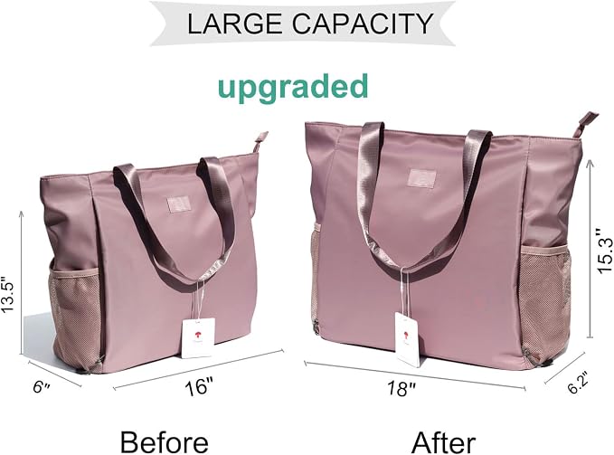 ESVAN Yoga Mat Bag Yoga Tote Carrier Shoulder Bag Carryall Tote for Office,Yoga,Pilates,Travel,Beach and Gym