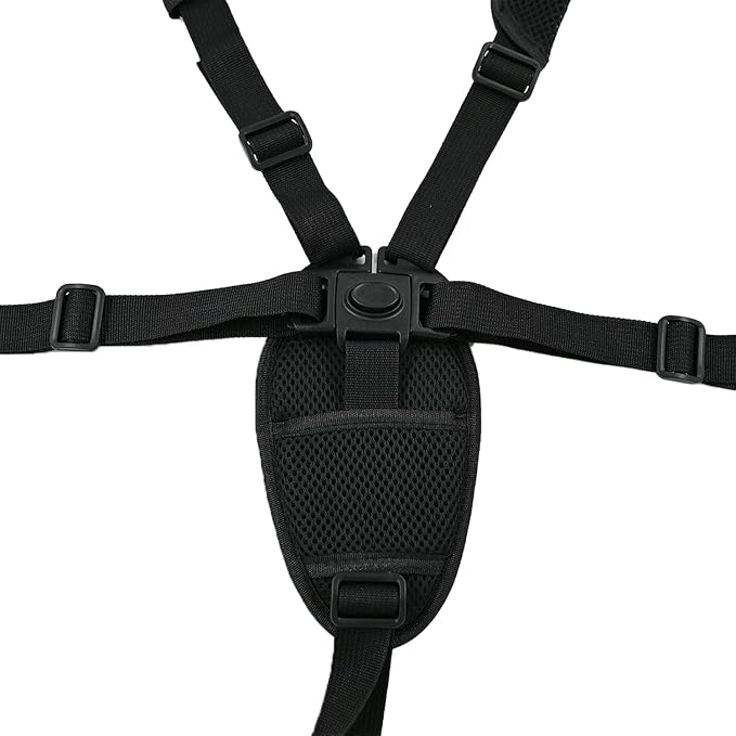 4in1 Universal 5 Point Harness Baby Seat Belt, Adjustable Baby Safety Strap, Child Seat Belts Shoulder Pads, Cushion Crotch Pads for High Chair Stroller, Include Shoulder Pads & Guarding Pad