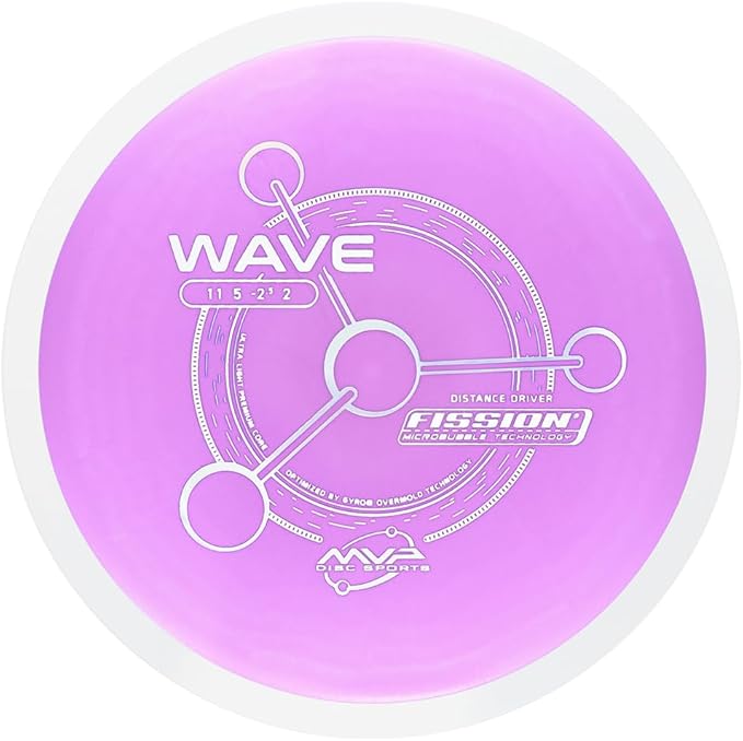 MVP Disc Sports Fission Wave Disc Golf Distance Driver (Colors May Vary)