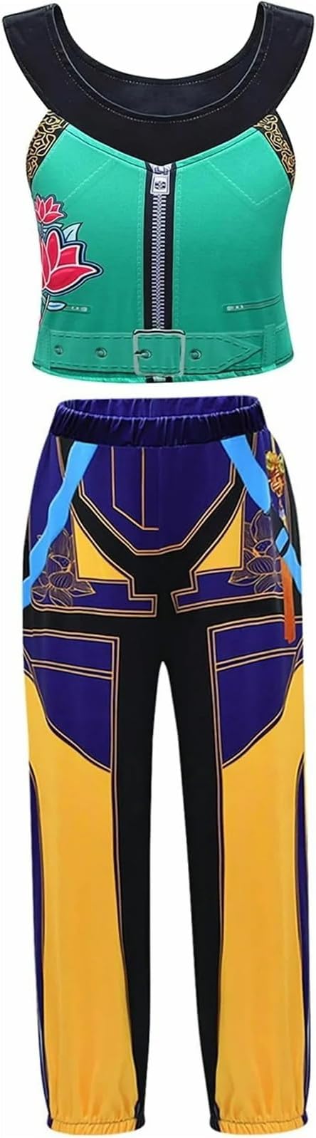 K Pop Costume Zoey Rumi Mira Outfits for Girls, Korea Idol Cosplay Cloth Birthday Gift