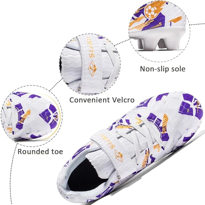 Kids Soccer Shoes Boys Football Cleats Professional Athletic Outdoor Trainning Football Shoes Youth Girl Turf Soccer Cleats